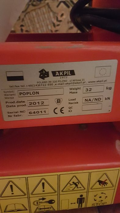 AKPIL POPLON 110L Stan bardzo dobry