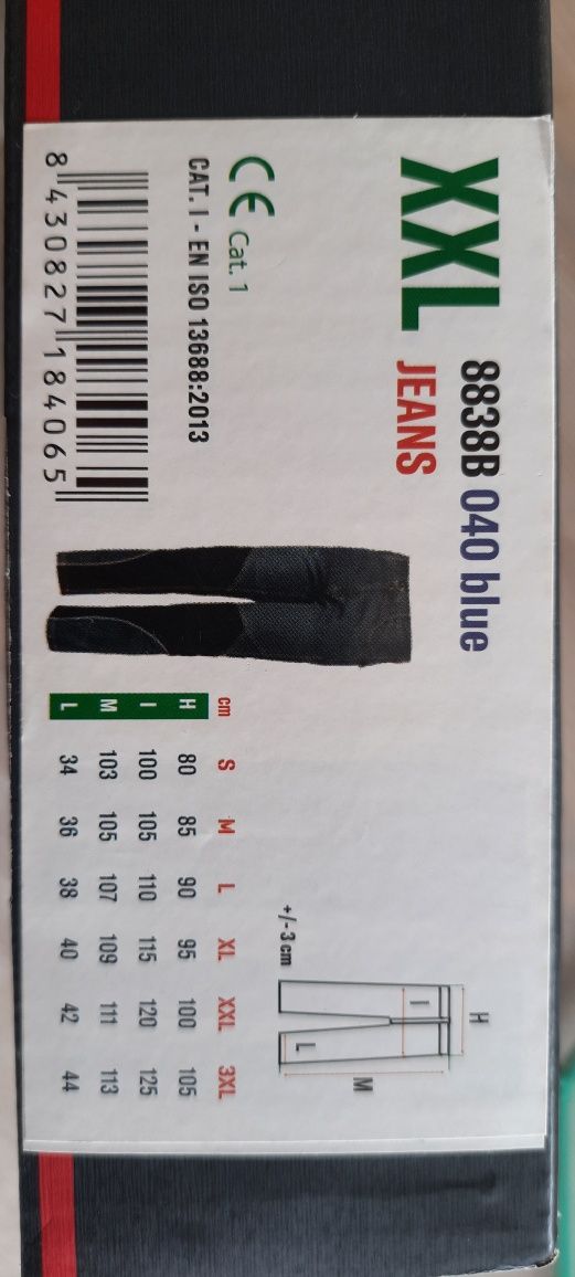 Spodnie robocze Issaline 8838B Jeans XXL