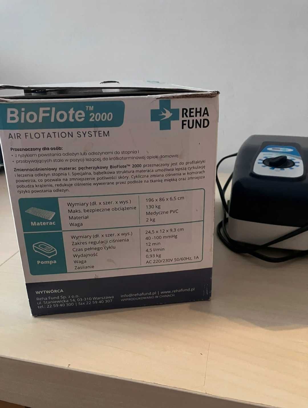 Materac pneumatyczny BioFlote 2000