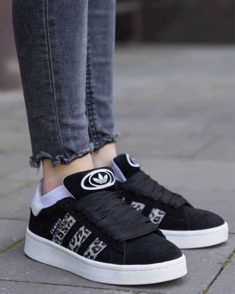 Жіночі кросівки Adidas Campus 00s Black Leopard