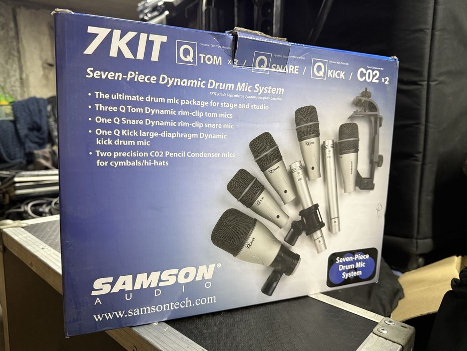 Mikrofony perkusyjne Samson 7kit