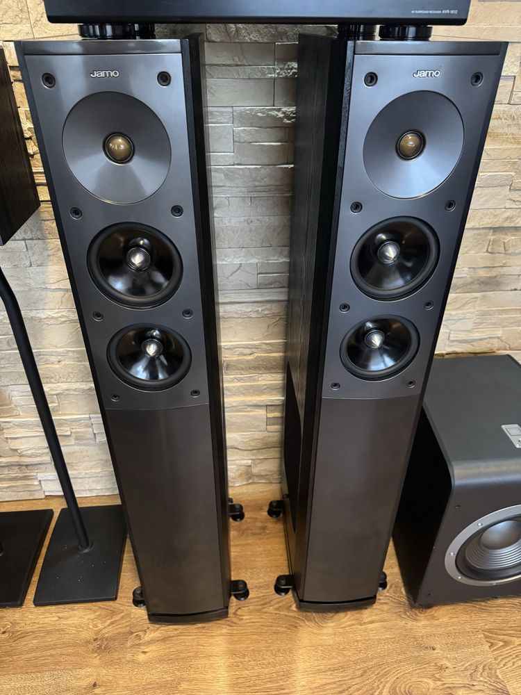 Kino domowe jamo s606 s60 jbl es150/230 denon avr-1612