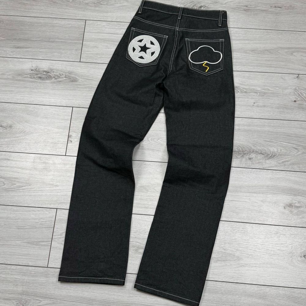 Унисекс Джинсы Stitch Pants классические брюки штаны y2k