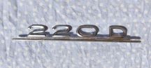 Simbolo - Emblema - 220D - Mercedes