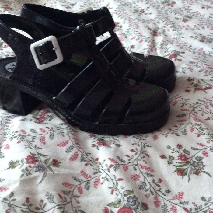 Sandálias jelly pretas JUJU