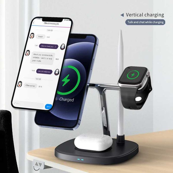 Бездротовий зарядний пристрій Choetech 4-in-1 Magnetic Wireless