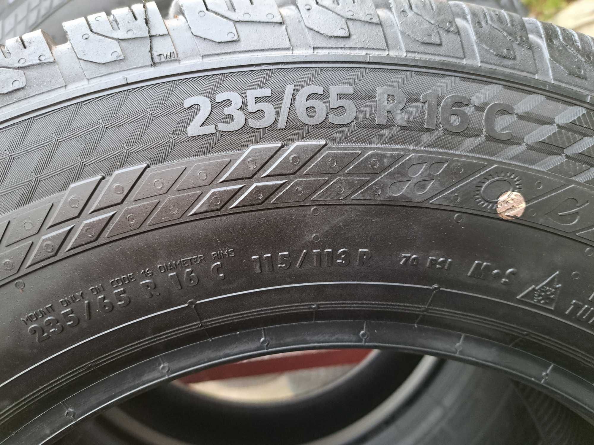 4 Opony NOWE DEMO wielosezonowe 235/65 R16C Continental Montaż Gratis!