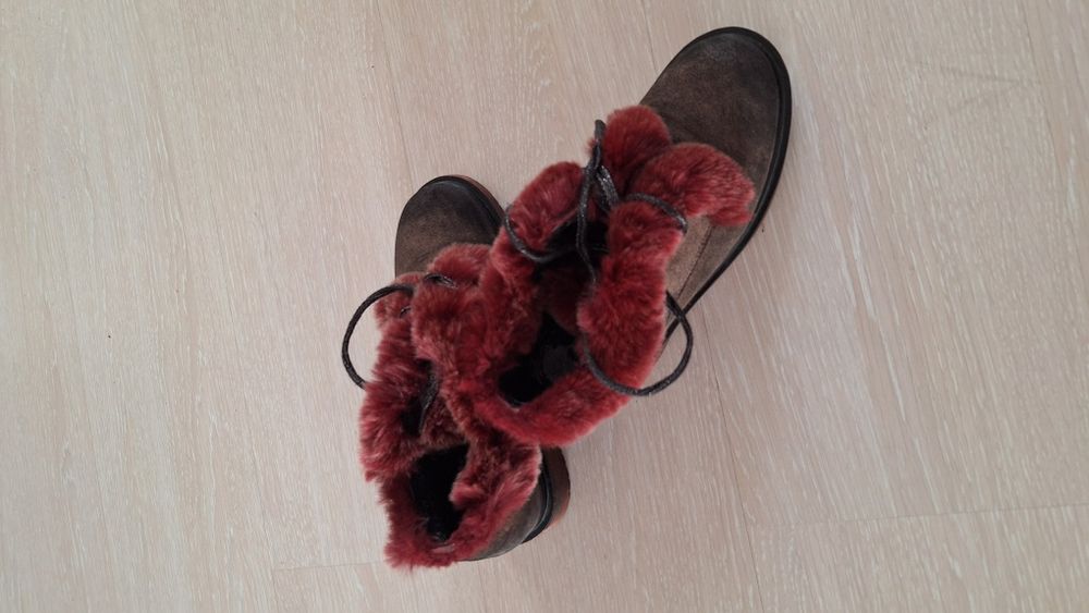 Vitto rossi  Очень тёплые ботинки из натурального меха