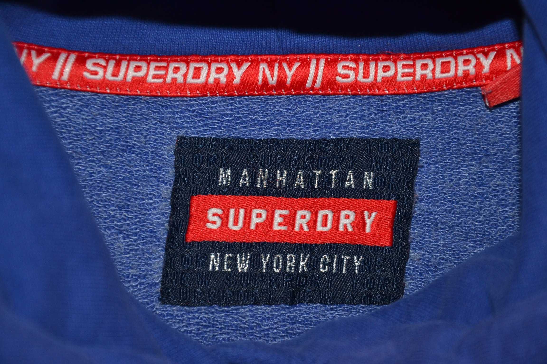 SUPERDRY New York Sportowa Sukienka Damska E 38 Tunika Bluza Oryginał