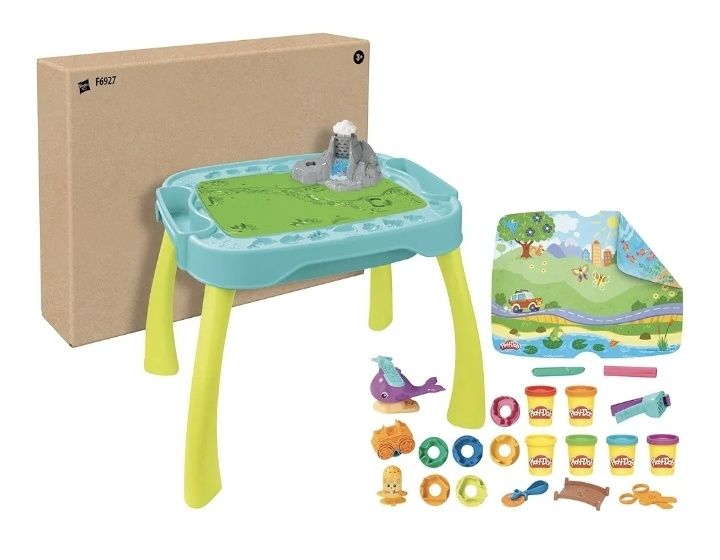Play doh ciastolina stół aktywności kreatywny zestaw hasbro f6927