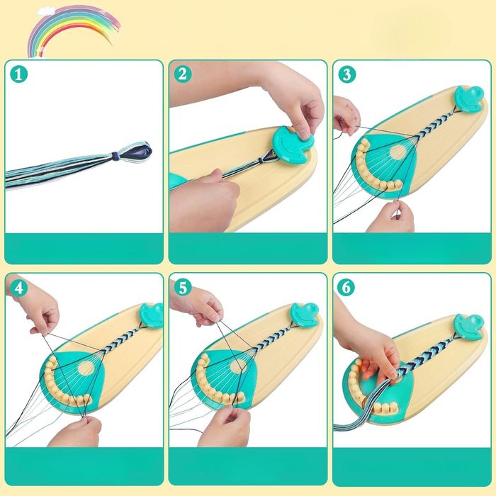 Bransoletka przyjaźni - Zestaw kreatywny DIY do tworzenia dla dzieci