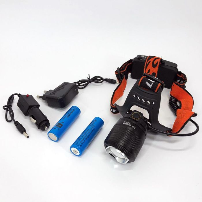 Налобний тактичний ліхтарик POLICE BL-2199-T6, потужний акумуляторний