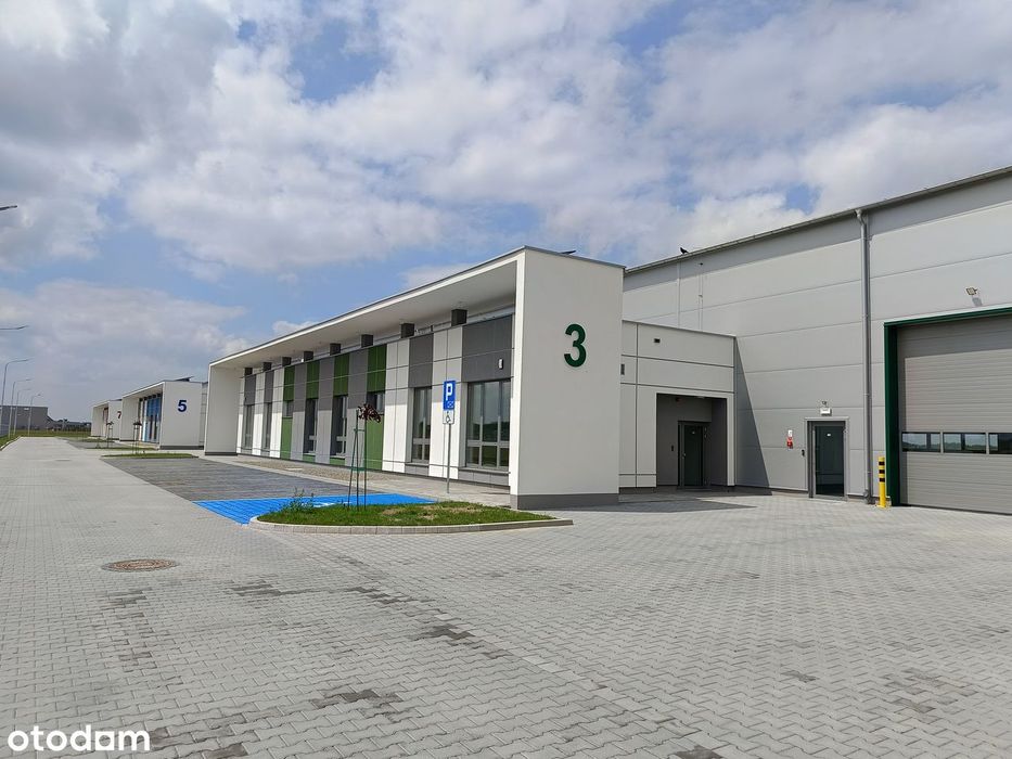 Hala produkcyjno-magazynowa segmentowa z częścią socjalno-biurową