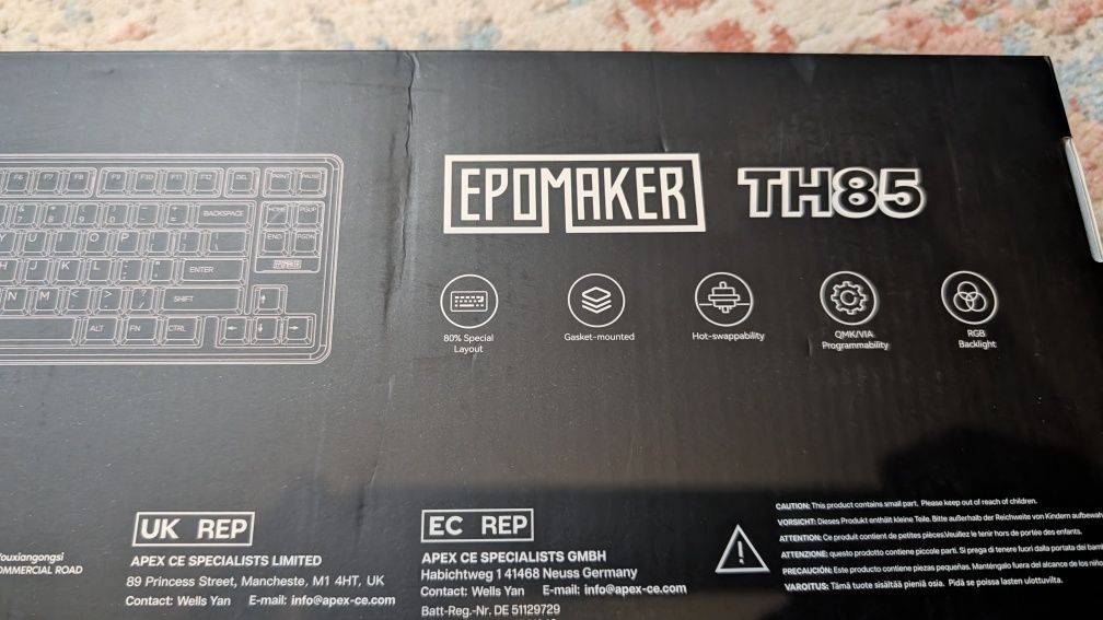 Teclado Mecânico EPOMAKER TH85