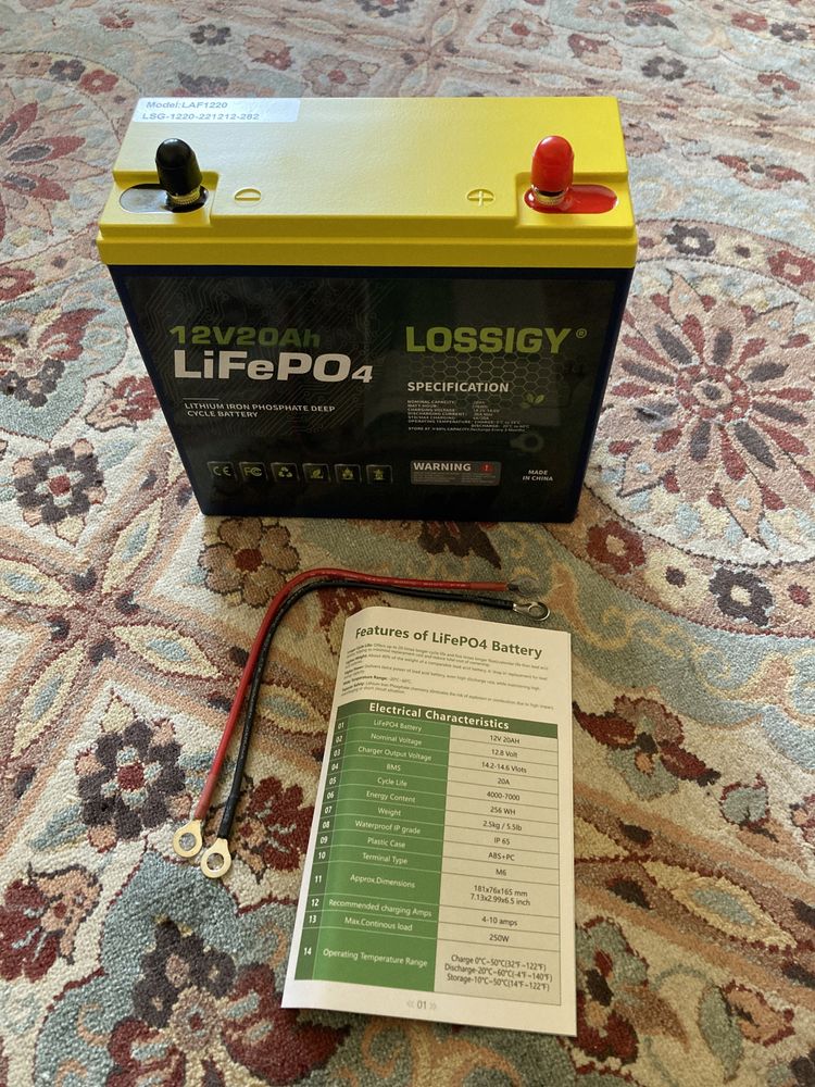 Акумулятор Lossigy LiFePO4 20 ah (256Wh)