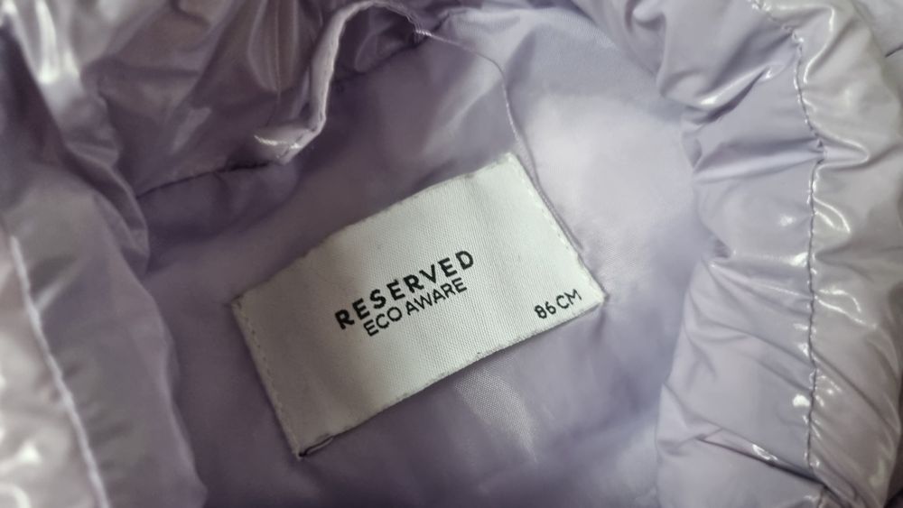 Liliowy bezrękawnik Reserved r. 86