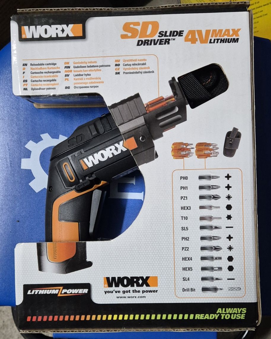 Wkrętak akumulatorowy WORX