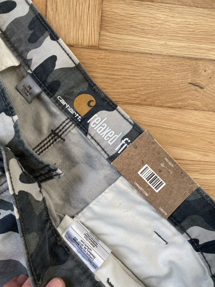 Męskie spodenki Carhartt Rugged Cargo Camo Short