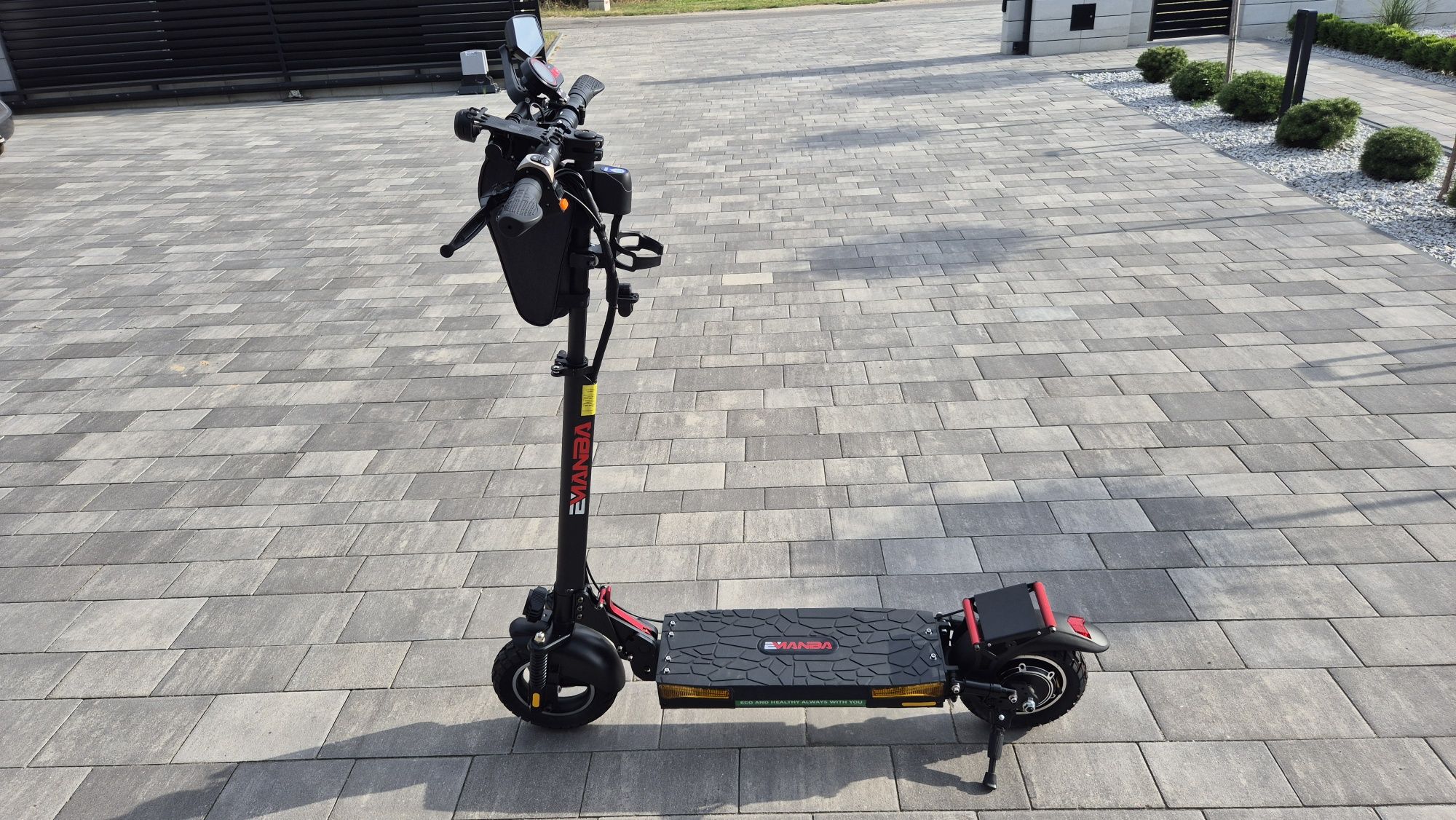 Hulajnoga terenowa 800W, alarm, GPS, Kamera, akcesoria, lusterka