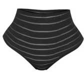 PRETTYLITTLETHING Majtki stringi shape czarne 44