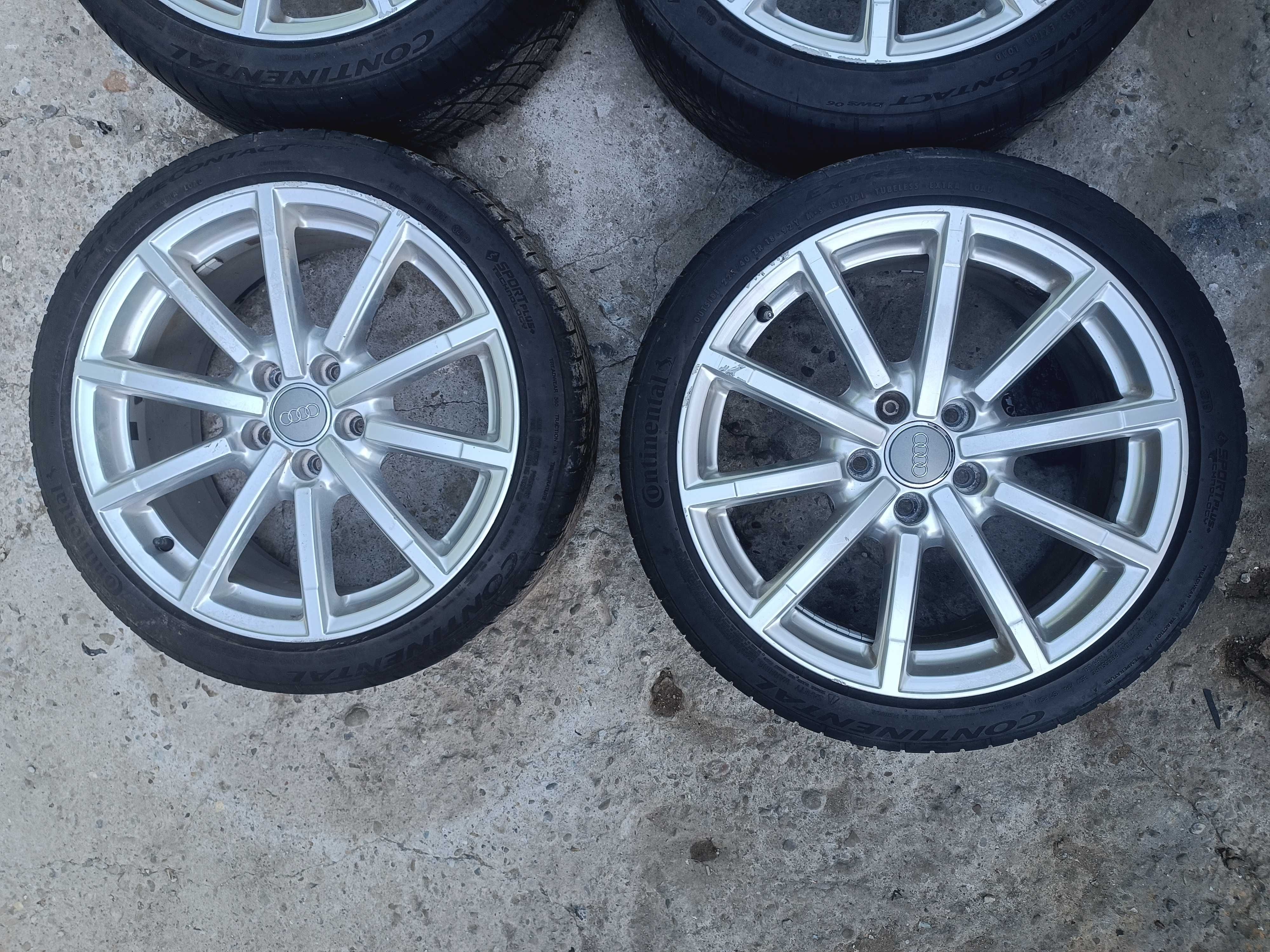 Koła felgi 18 audi 5x112 opony 225 40 r18 a3 8v Continental alufelgi