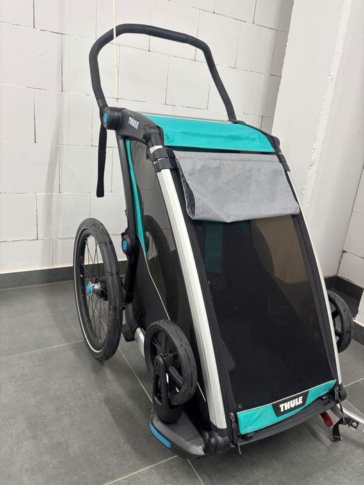 Thule Chariot Lite 1 + dodatkowy mocowanie do roweru