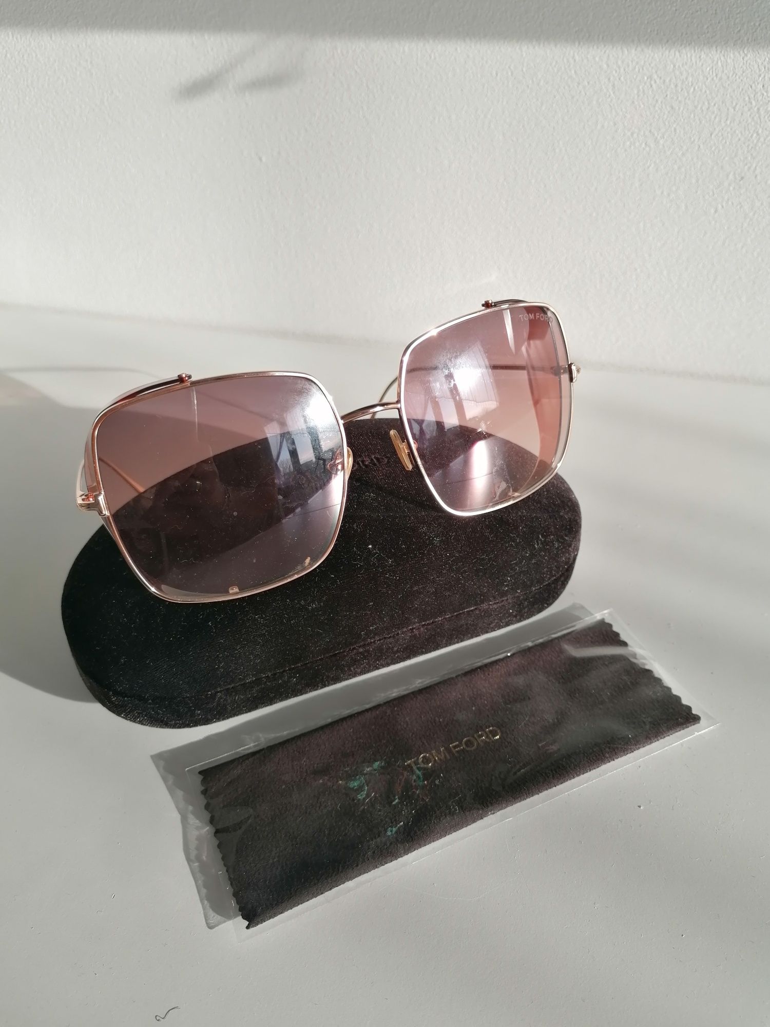 Okulary przeciwsłoneczne miejskie Tom Ford oryginalne