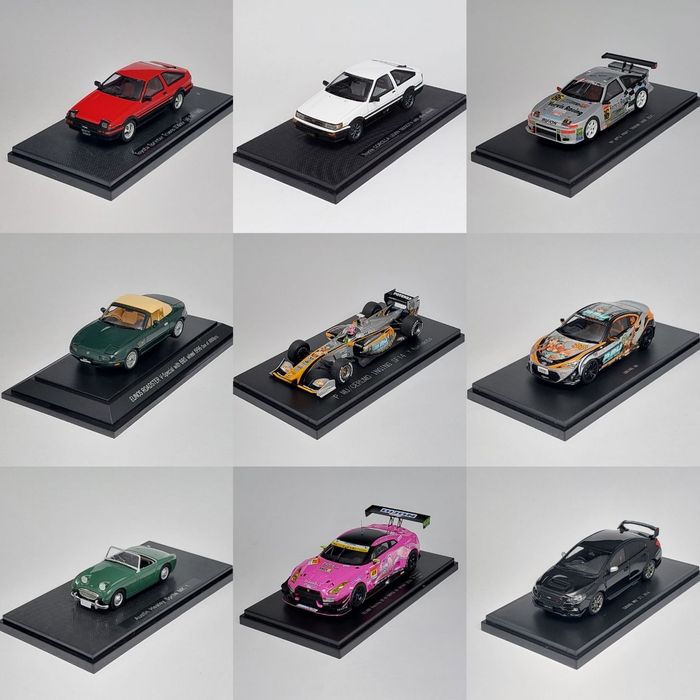 (EBBRO) 1:43 Nissan, Toyota, Subaru, Lexus, Mercedes масштабні моделі