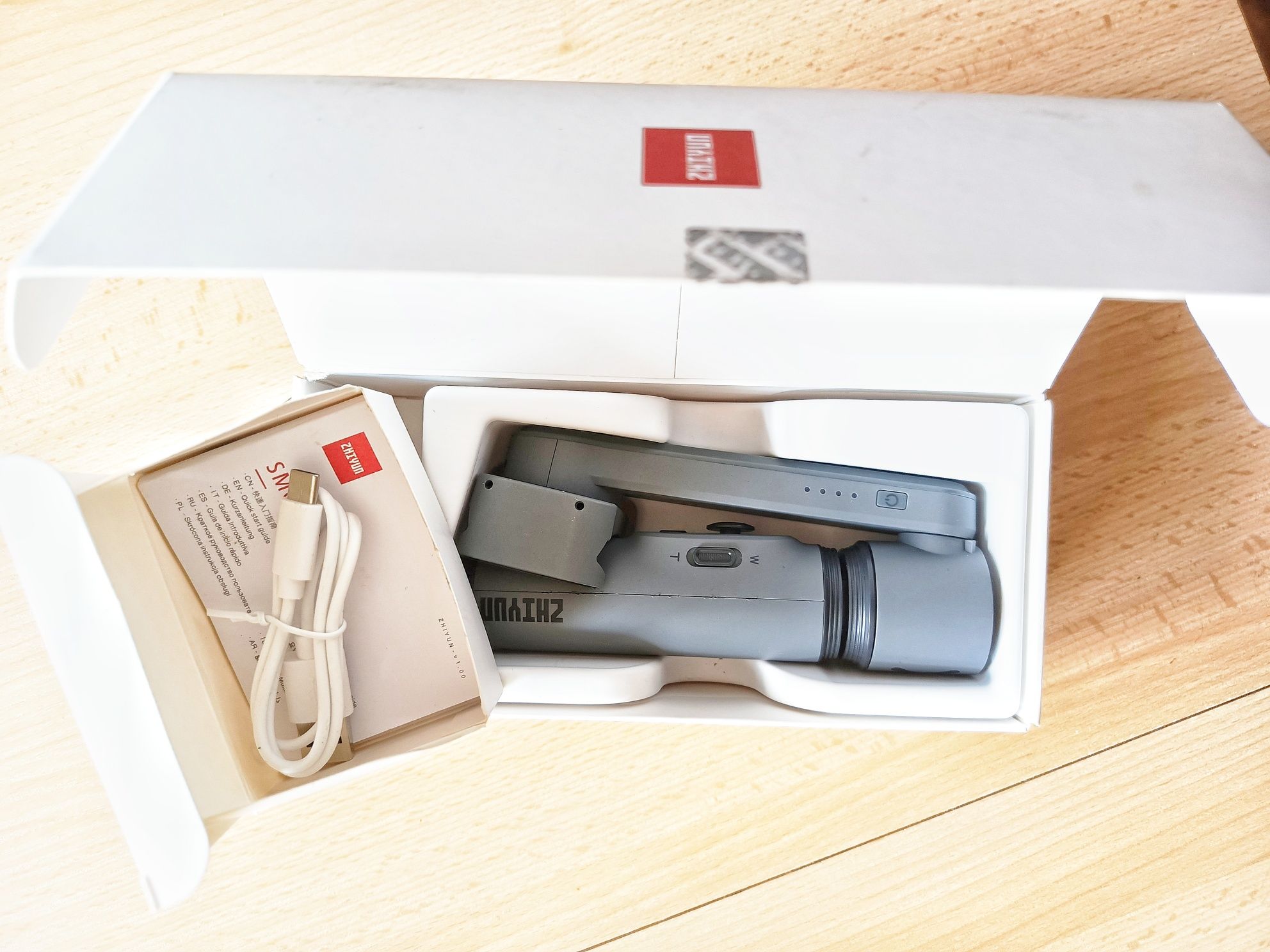 Zhiyun Smooth-X, składany, przegubowy gimbal do smartfonów,
