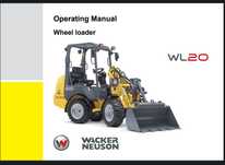 Katalog części, Instrukcja obsługi Wacker Neuson WL20 [RL20]