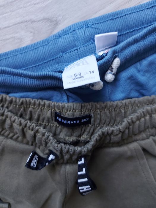 Joggery dresy chłopięce zara reserved r.74,80