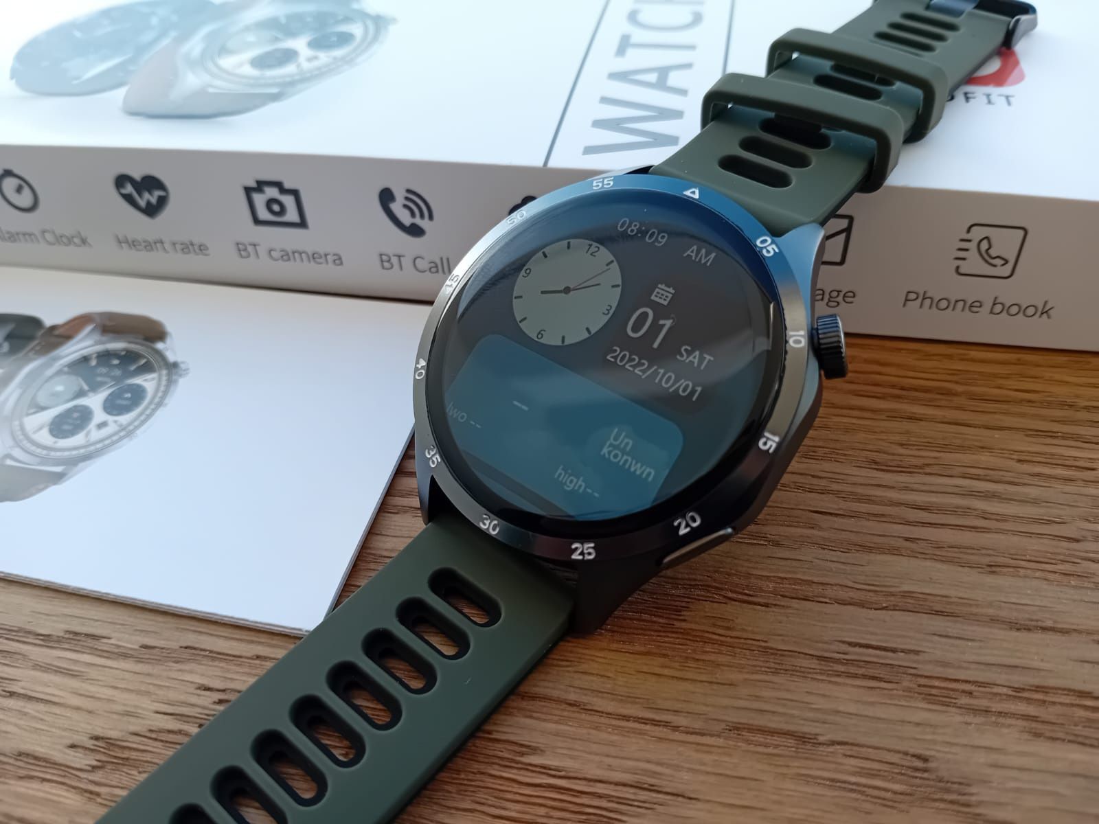 GT4 PRO PLUS Smartwatch 48mm : Verde militar