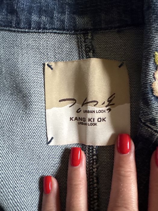 Джинсовый пиджак  chanel ace gucci