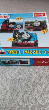 Puzzle Trefl 3 w 1 Tomek i przyjaciele