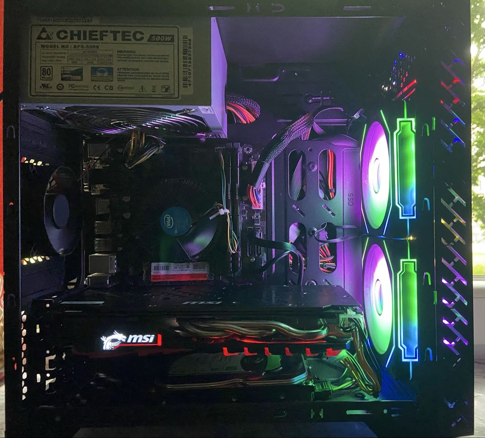 Ігровий ПК | і3-9400f | MSI GTX-480 8GB | SSD 500GB |ОЗУ 16GB |HDD 1tb
