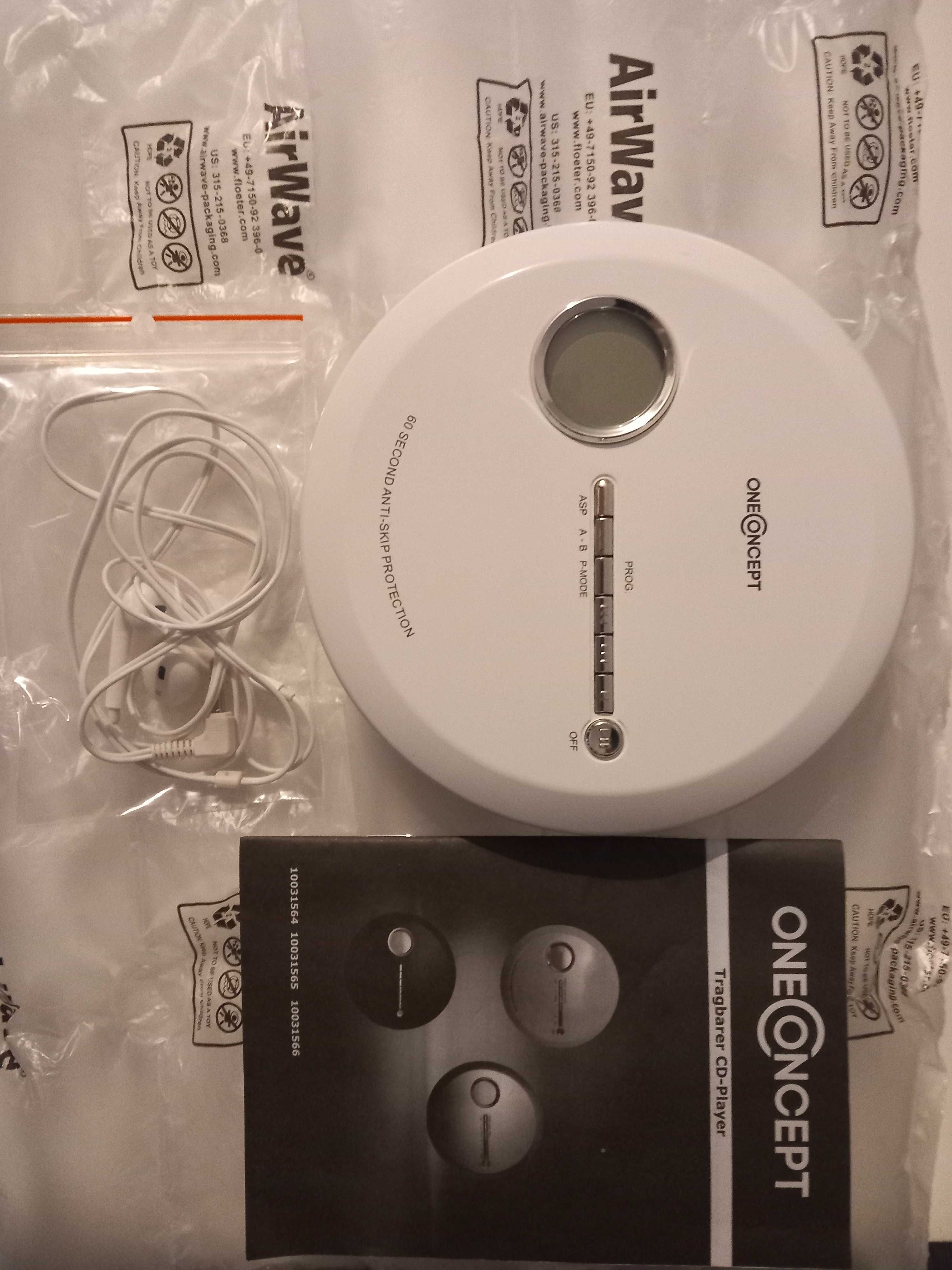 Discman, oneConcept, przenośny odtwarzacz CD, CD-R, CD-RW