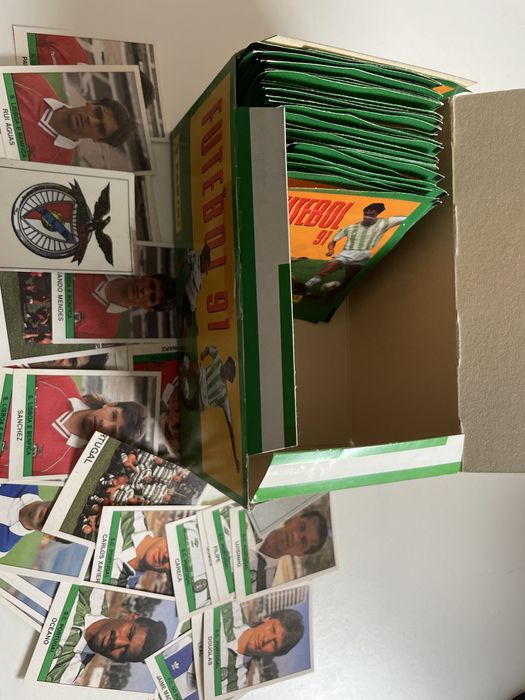 Saquetas novas e cromos 1991 Panini