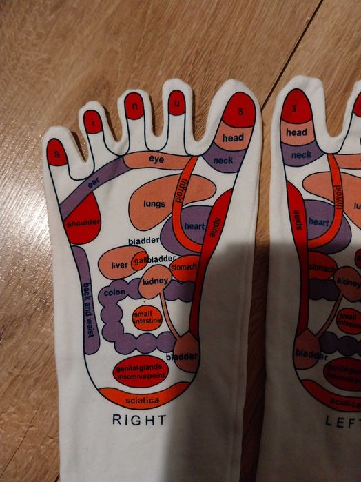 Skarpety skarpetki  z palcami pięciopalczaste 34