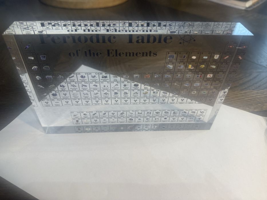 Uklad okresowy szklany