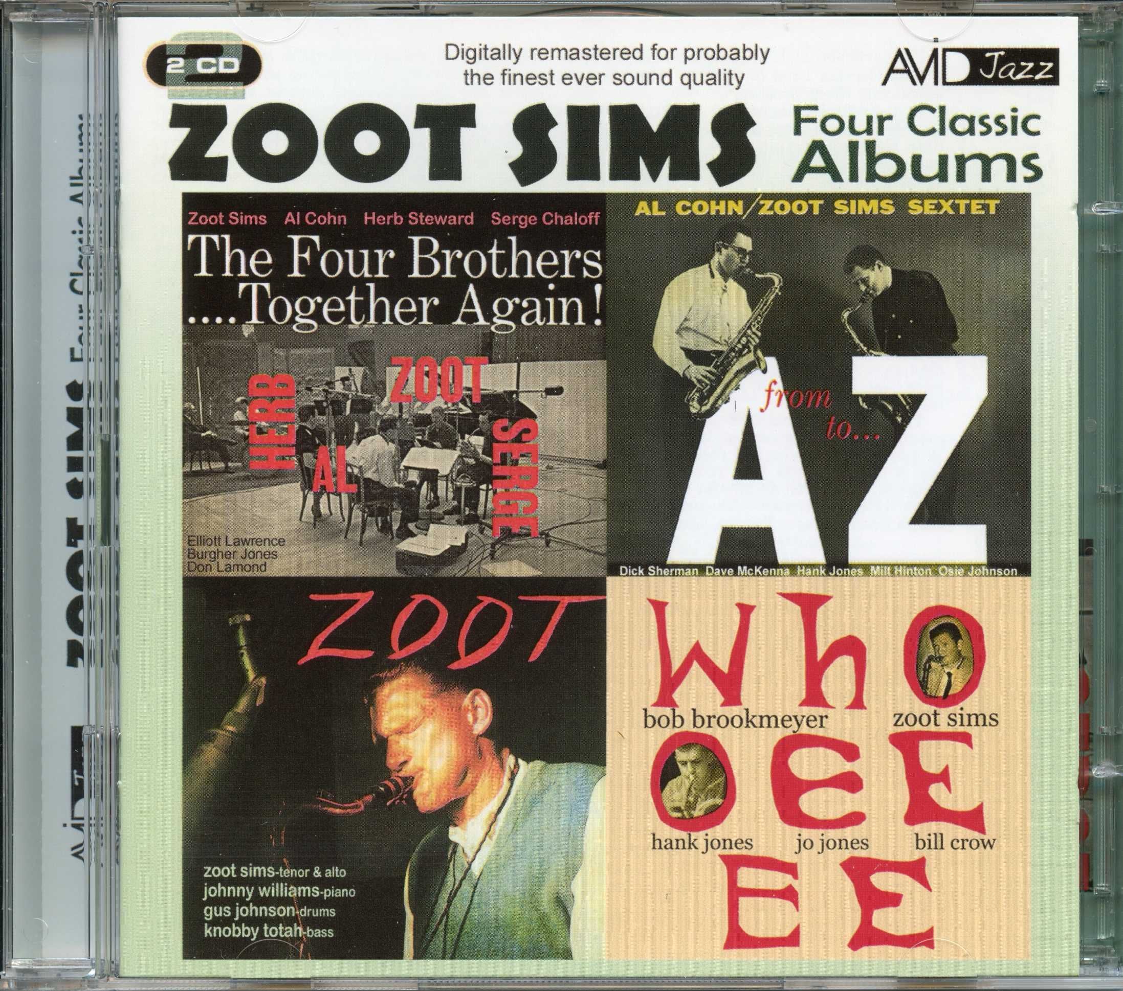 ZOOT SIMS - Four Classic Albums 2CD, AVID Jazz AMSC983