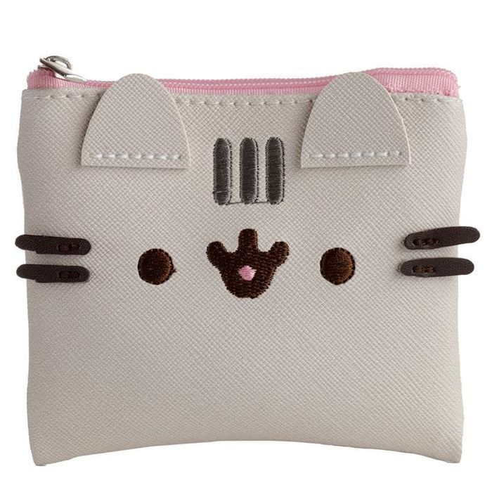 portfel zapinany na zamek kotek pusheen the cat portmonetka