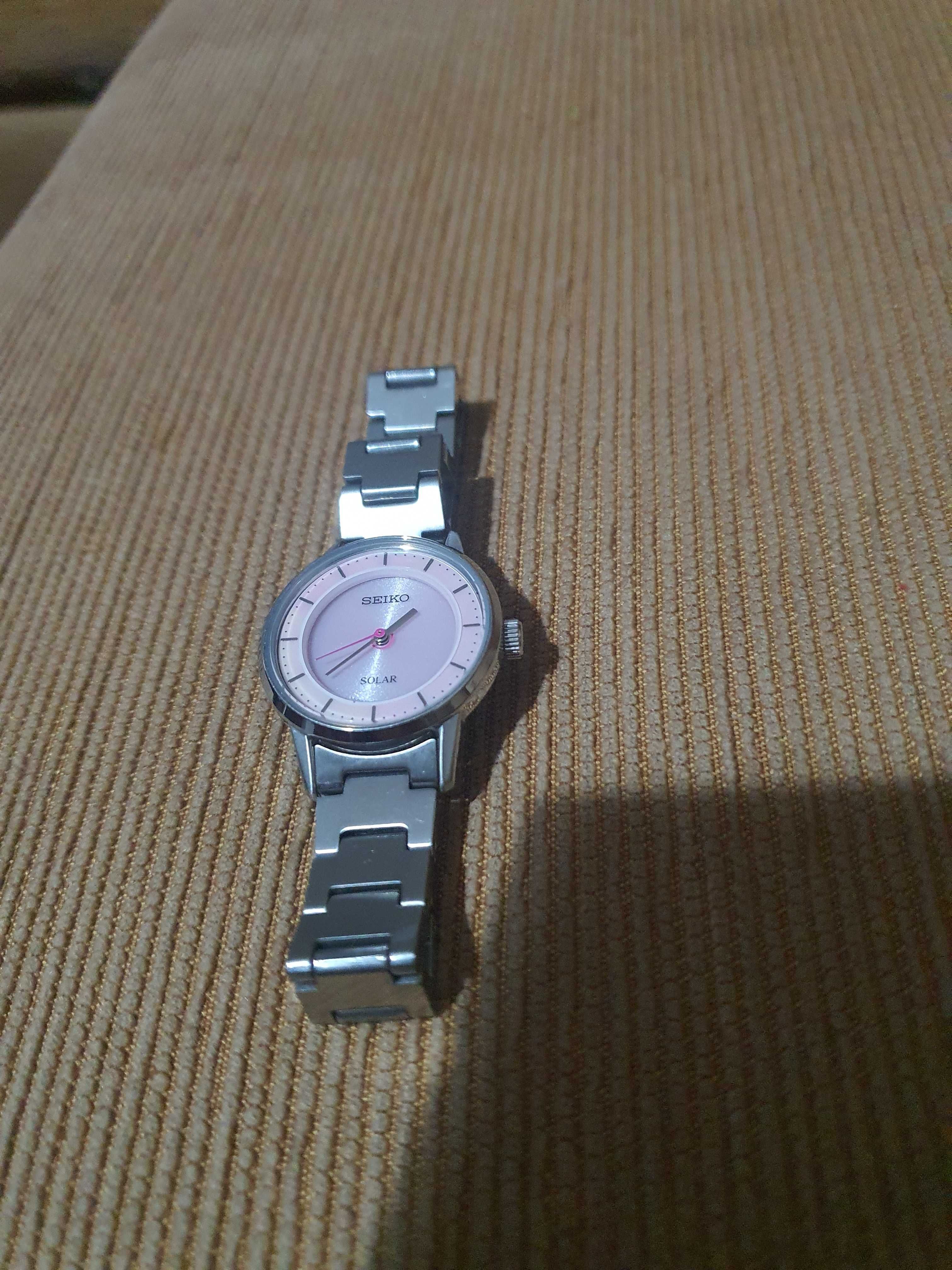 Relógio senhora Seiko Solar lindo