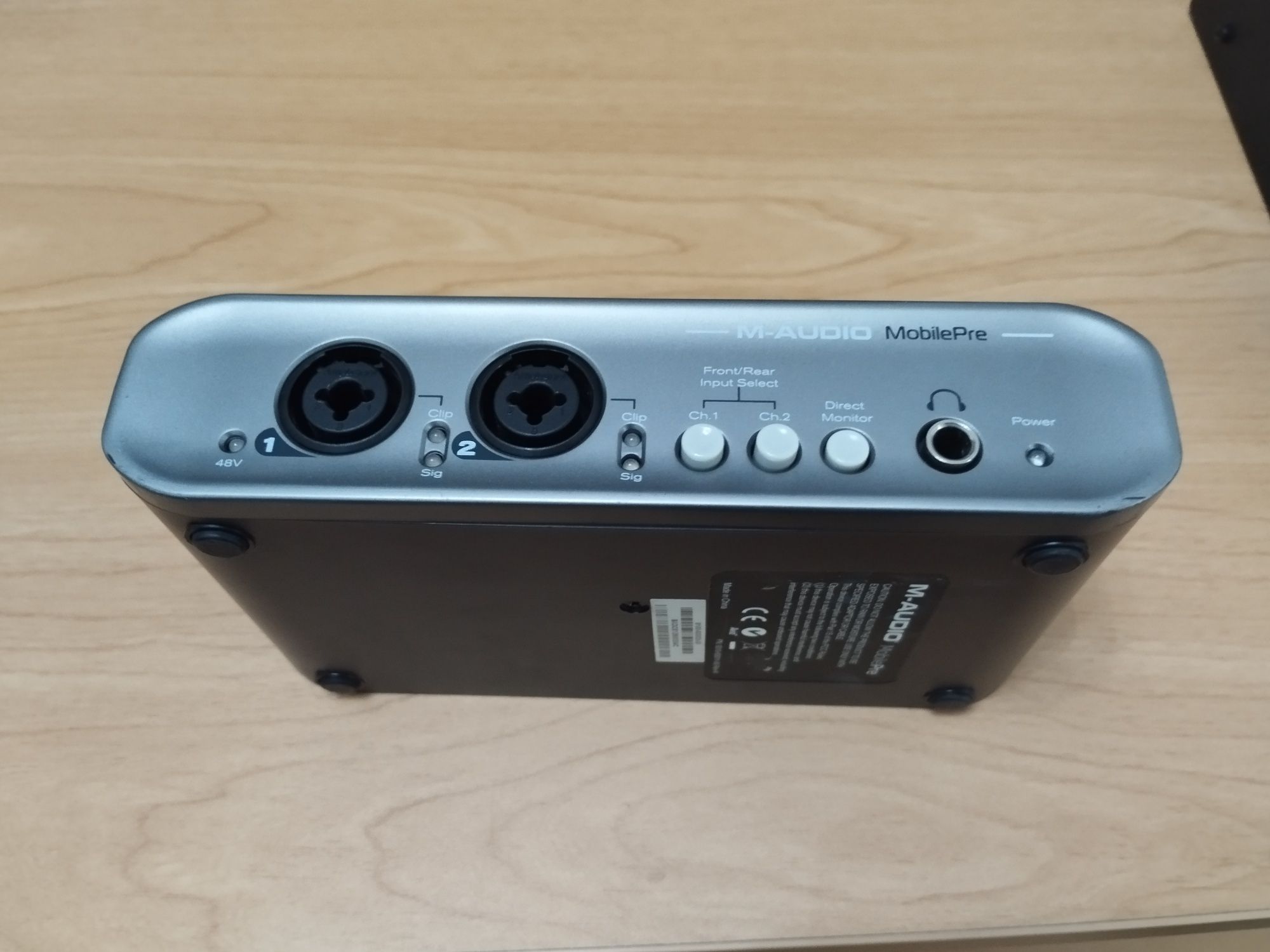 Interface de áudio pré-amplificador M-AUDIO MobilePre