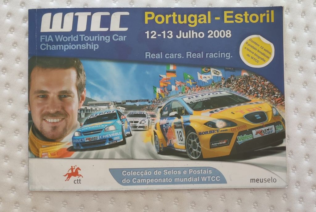 Coleção de selos e postais WTCC