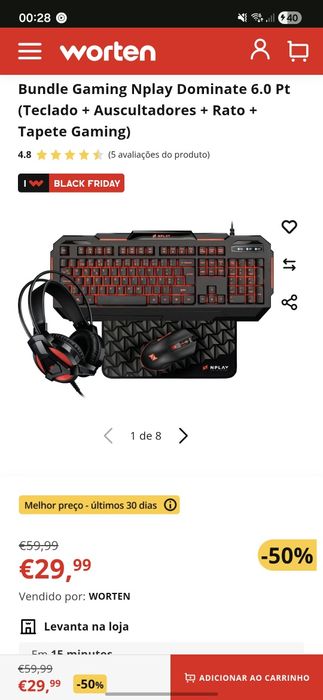 Só o auricular (fone)