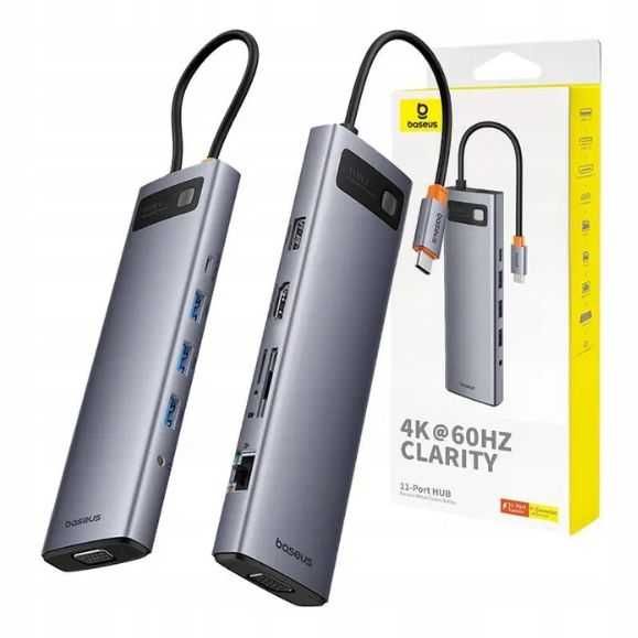 USB-хаб Baseus 11-in-1 4K/60HZ CLARITY