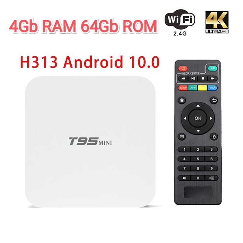 Box Android 10 T95MINI 4Gb RAM 64Gb ROM