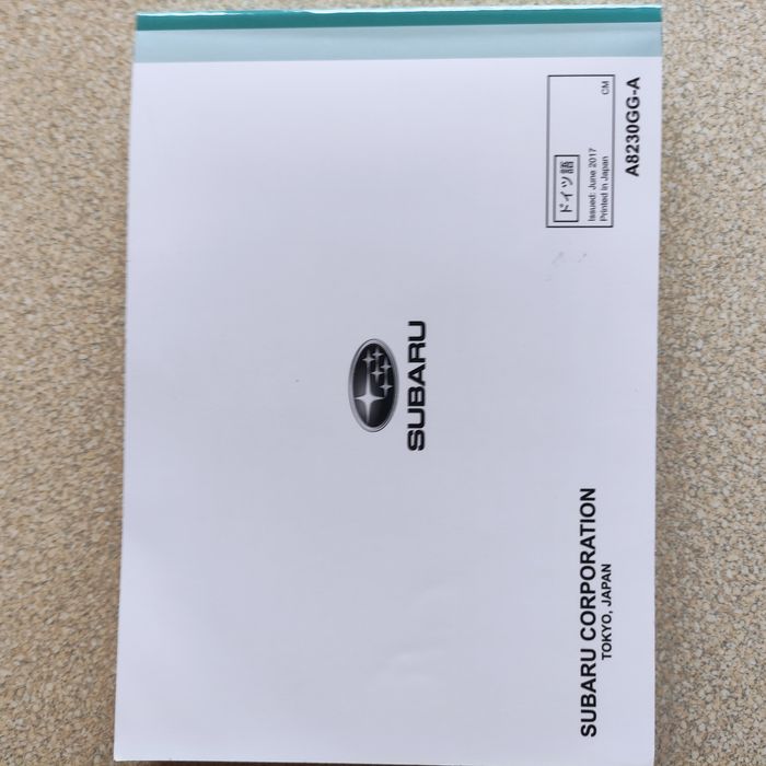 Instrukcja obsługi Subaru Forester lV w j.niemieckim