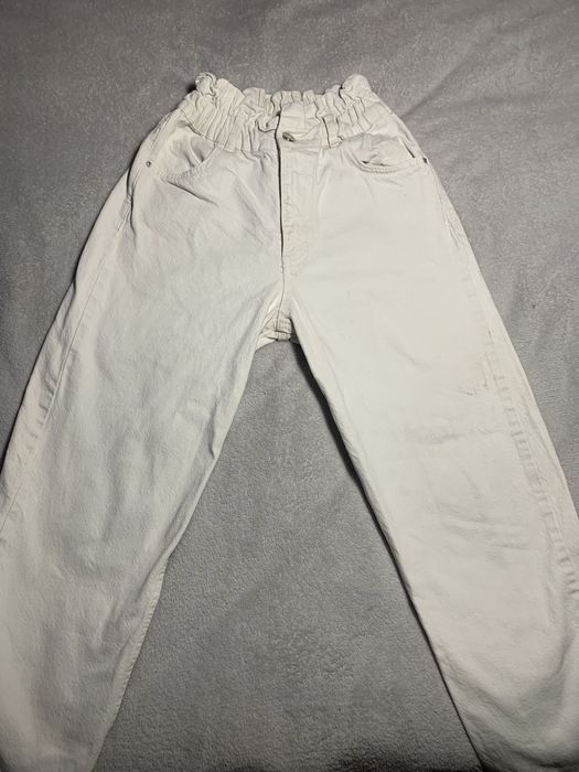 джинси бежеві широкі