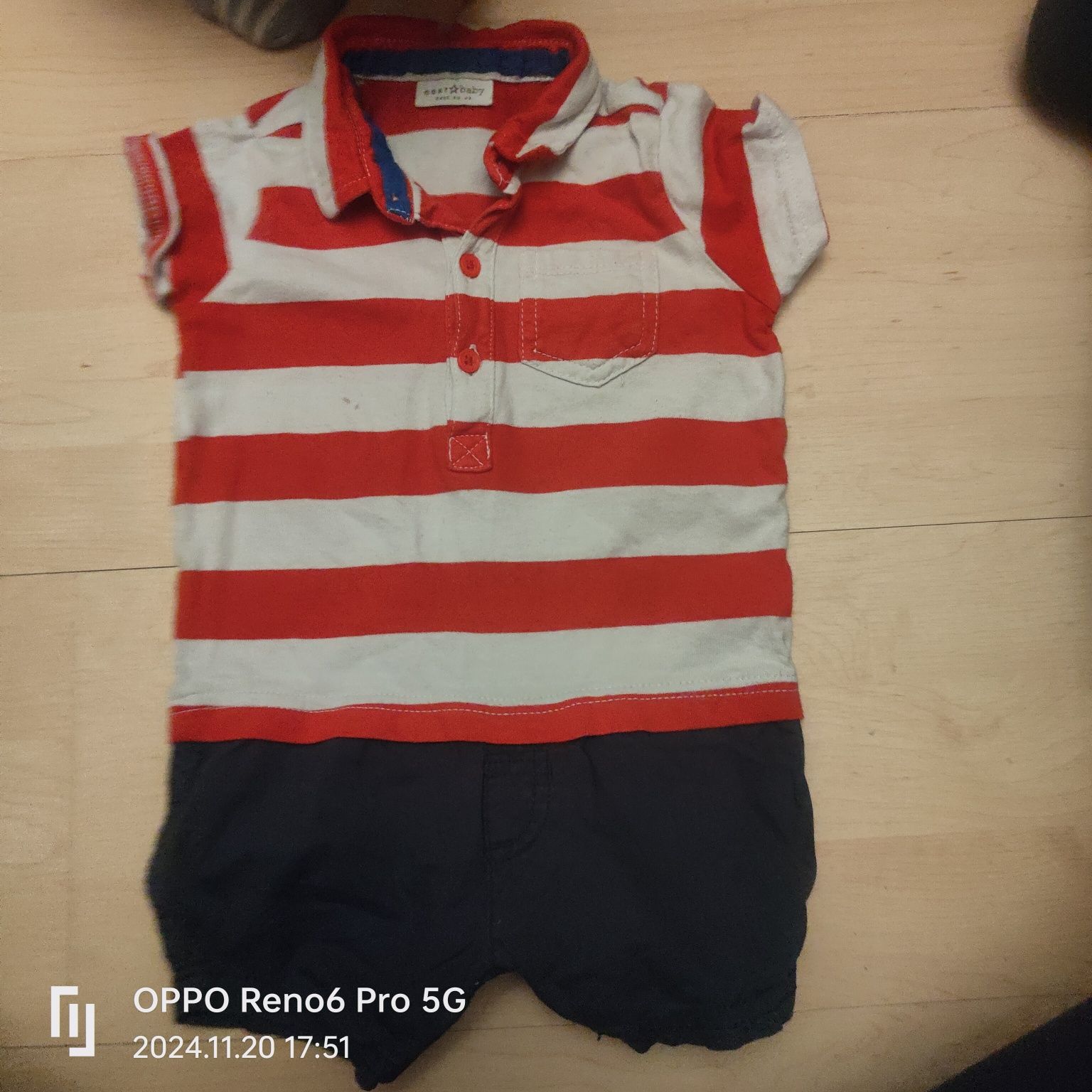 Rampers chłopięcy 3-6m body